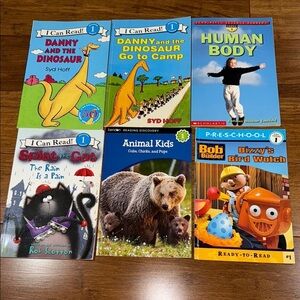 Level 1 reading bundle of 6 books in like new condition